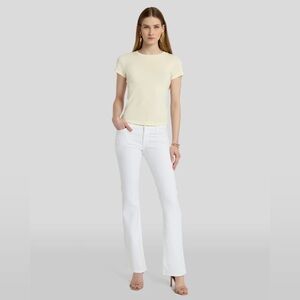 NWT 7 for all Mankind TAILORLESS BROKEN TWILL ORIGINAL BOOTCUT jeans Size 32”